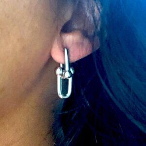 Hardware Link U Earrings